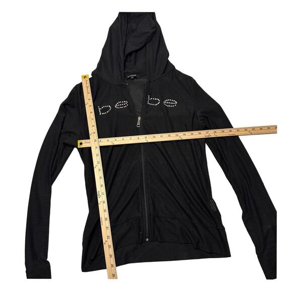 Bebe Sport 200s Lightweight Zip Up Hoodie Jacket Size XL - Picture 4 of 5